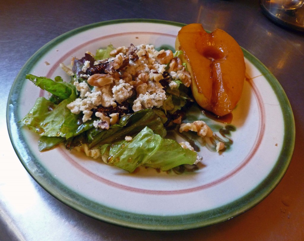 Poached Pear Salad