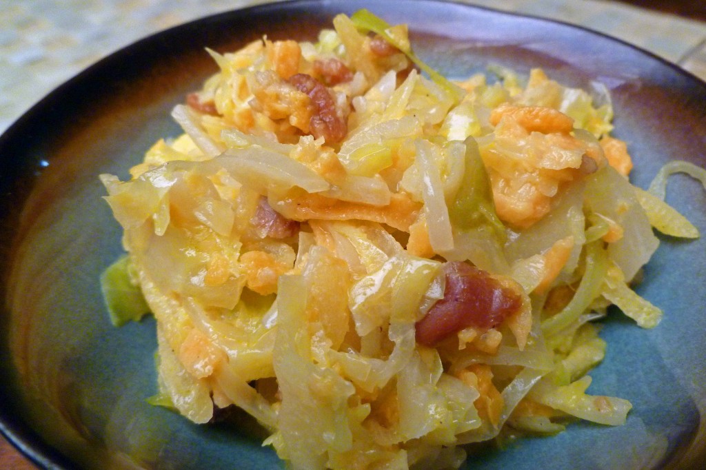 Cabbage and Sweet Potatoes