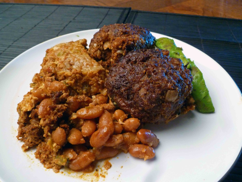 Chorizo Meatballs With Rice and Beans (Slow Cooker)