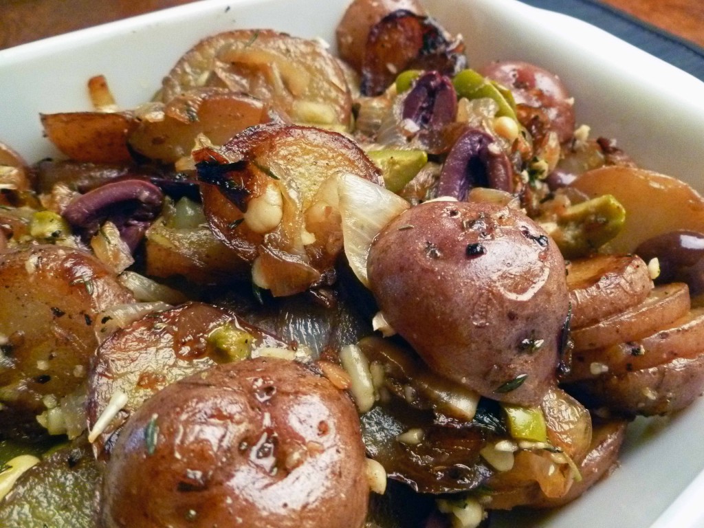 Potatoes, Olives, and Onions