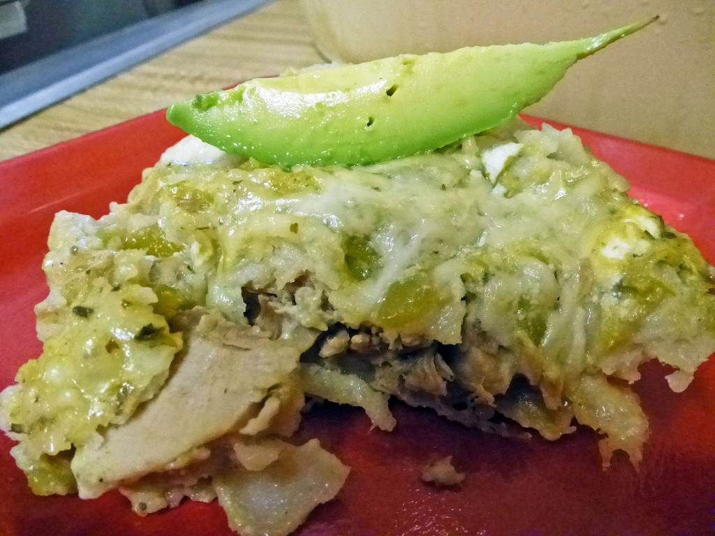Pork and Green Chile Enchiladas