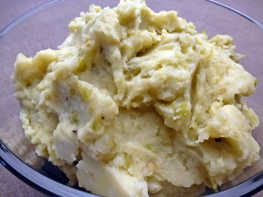 Green Chile Mashed Potatoes