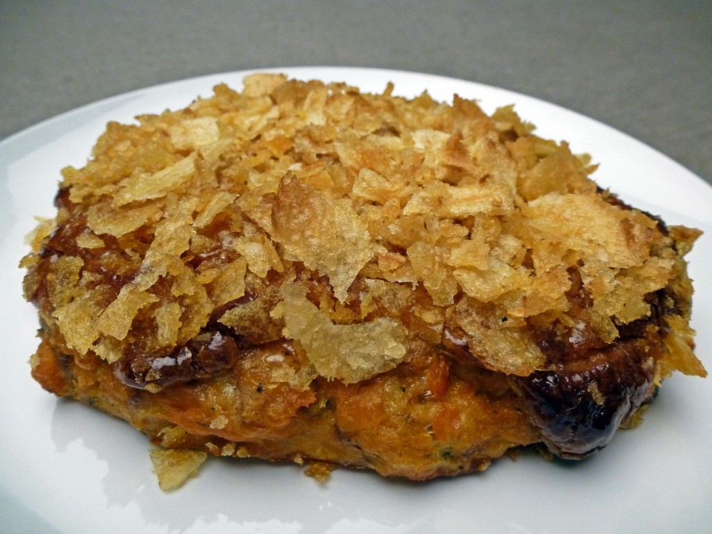 Potato Crunch Salmon Cake