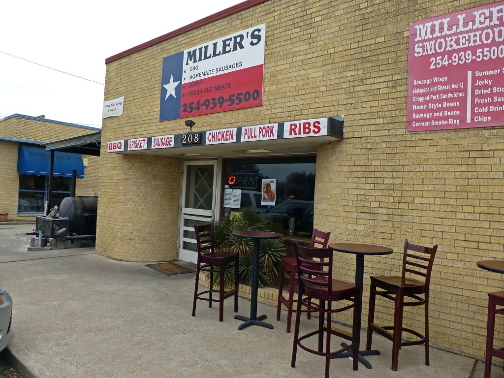 Millers BBQ Store Front