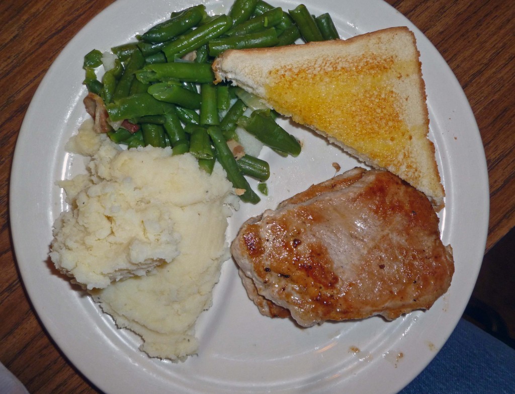 Grilled Pork Chop Plate