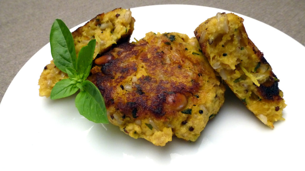Butternut Squash and Rice Patties
