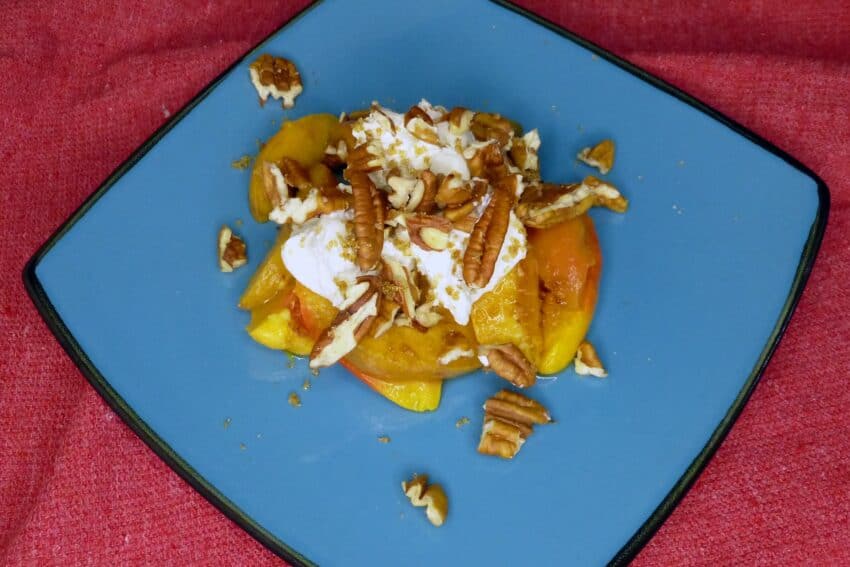 Peaches, Pecans, and Cream