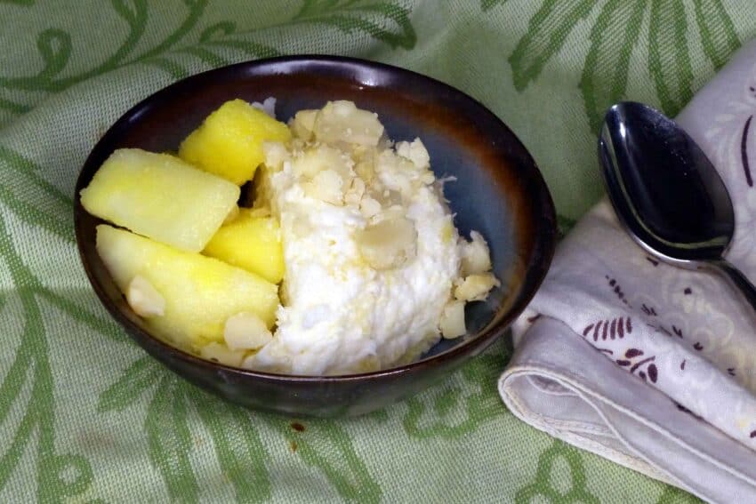 Pineapple Coconut Pudding