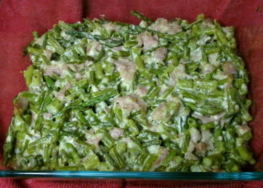 Asparagus Parmesan Ham Casserole